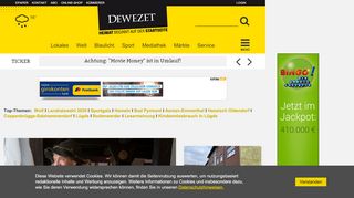 
                            3. DEWEZET - Aktuelle Nachrichten der Deister- und Weserzeitung I ...