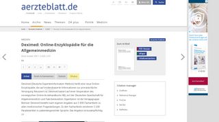 
                            11. Deximed: Online-Enzyklopädie für die Allgemeinmedizin