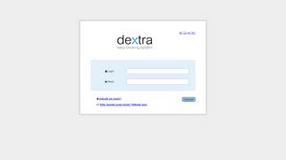 
                            5. dextra - login