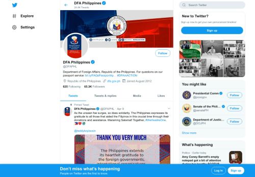 
                            10. DFA Philippines (@DFAPHL) | Twitter