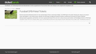 
                            9. DFB Pokal Finale 2019 Tickets - Olympiastadion, Berlin - Samstag, 25 ...