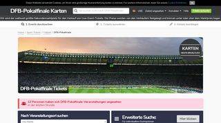 
                            6. DFB-Pokalfinale Tickets | Karten für DFB-Pokalfinale - viagogo