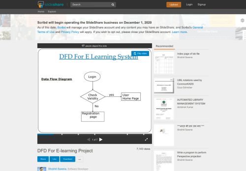 
                            10. DFD For E-learning Project - SlideShare