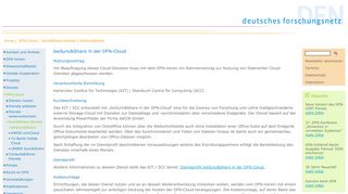 
                            12. DFN-Verein: bwSync&Share in der DFN-Cloud
