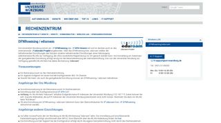 
                            2. DFNRoaming/eduroam - Rechenzentrum - Universität Würzburg