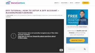 
                            5. DFP Tutorial: How to Setup a DFP Account - #Learn2MonetizeMore