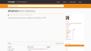 
                            8. dfridrich/czech-data-box - Packagist