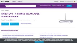 
                            8. DG834Gv4 | Product | Support | NETGEAR