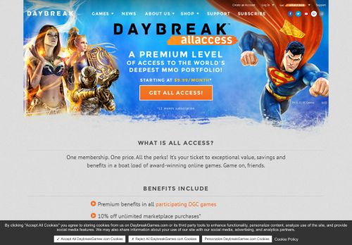 
                            2. DGC All Access | Daybreak Game Company