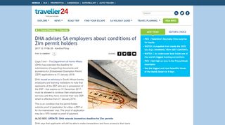 
                            11. DHA advises SA employers about conditions of Zim permit holders ...