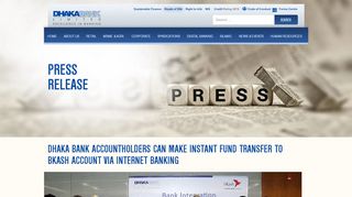 
                            6. DHAKA BANK ACCOUNTHOLDERS CAN MAKE INSTANT FUND ...