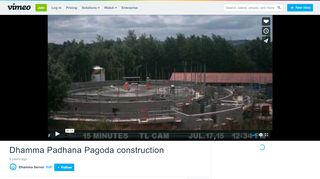 
                            11. Dhamma Padhana Pagoda construction on Vimeo