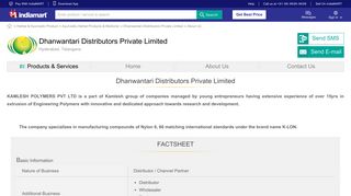 
                            11. Dhanwantari Distributors Private Limited - Distributor / Channel ...