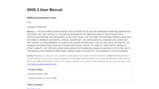 
                            6. DHIS 2 User Manual - DHIS2 Documentation