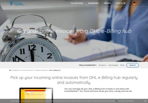 
                            3. DHL e-Billing hub invoices - download automatically | invoicefetcher ...