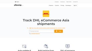 
                            13. DHL eCommerce Asia Tracking - AfterShip