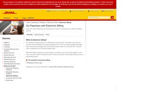 
                            8. DHL | Electronic Billing | English - Luxembourg