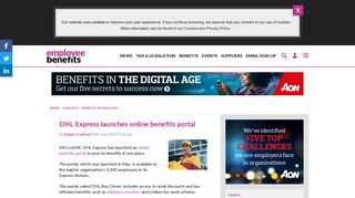 DHL Express launches online benefits portal - Employee Benefits
