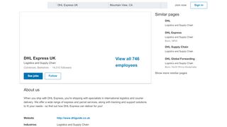 
                            9. DHL Express UK | LinkedIn