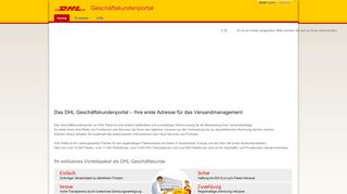 
                            9. DHL Geschäftskundenportal