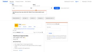 
                            10. DHL Jobs, Employment | Indeed.com