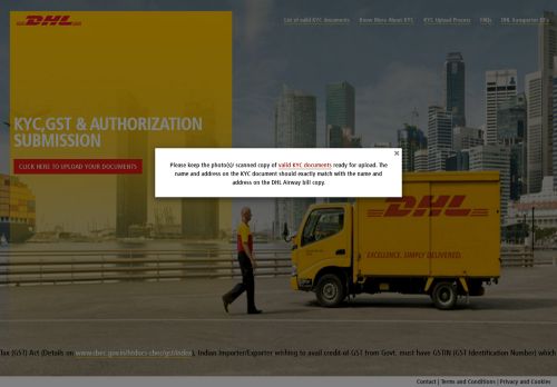 
                            3. DHL KYC