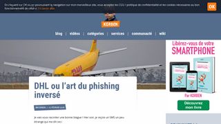 
                            4. DHL ou l'art du phishing inversé – Korben