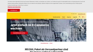 
                            6. DHL Paket Geschäftskunden – Paketdienst & Versandservice | DHL