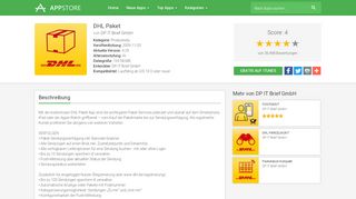 
                            12. DHL Paket - iOS App - AppStore Top-100