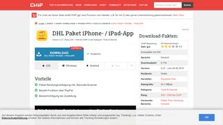 
                            13. DHL Paket iPhone- / iPad-App - Download - CHIP