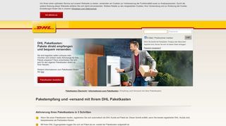 
                            8. DHL Paketkasten App