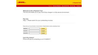 DHL - Pay Now