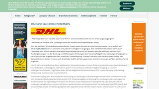 
                            6. DHL startet neues Online-Portal MyDHL - postbranche.de