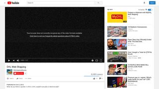 
                            13. DHL Web Shipping - YouTube