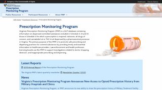 
                            10. DHP Prescription Monitoring Program - Home