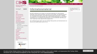 
                            6. DHS: Informationsmaterial