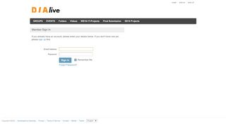 
                            1. DIA LIVE - Sign-in
