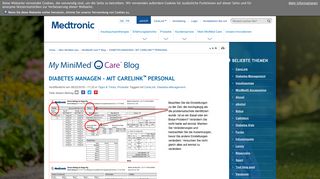 
                            7. DIABETES MANAGEN - MIT CARELINK™ PERSONAL | Medtronic ...