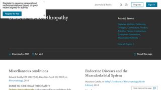 
                            11. Diabetic Cheiroarthropathy - an overview | ScienceDirect Topics