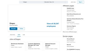
                            3. Diageo: Jobs | LinkedIn