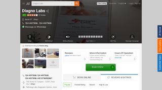 
                            8. Diagno Labs, Sector 37 - Pathology Labs in Delhi - Justdial