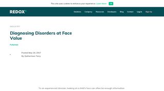 
                            7. Diagnosing Disorders at Face Value | Redox