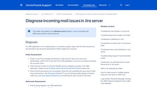 
                            2. Diagnosing Mail and Mail Handlers Issues - Atlassian Documentation