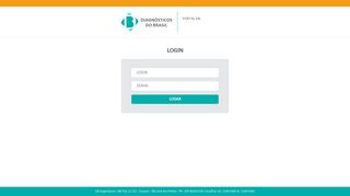 
                            1. Diagnósticos do Brasil - Login