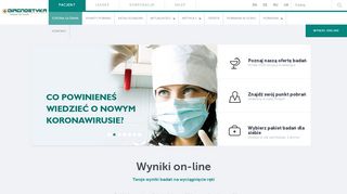 
                            7. Diagnostyka Laboratoria Medyczne | Badania Krwi | Wyniki on-line