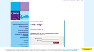 
                            10. Diakonisches Werk Freiburg | FE-Login | Frontend Login