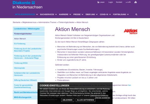 
                            10. Diakonisches Werk in Niedersachsen - Aktion Mensch