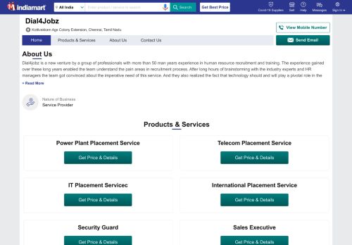 
                            8. Dial4Jobz - IndiaMART