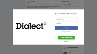 
                            12. Dialect AB - Nu kan Dialect Körjournal anslutas direkt... | Facebook