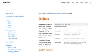 
                            2. Dialogs - RocketGeek